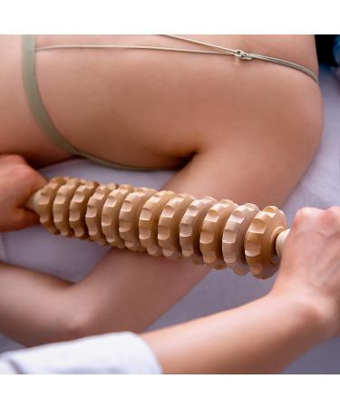 Mikako Wood Therapy Roller: Lymphatic Drainage & Cellulite Massager - Buy Online on GoSupps.com