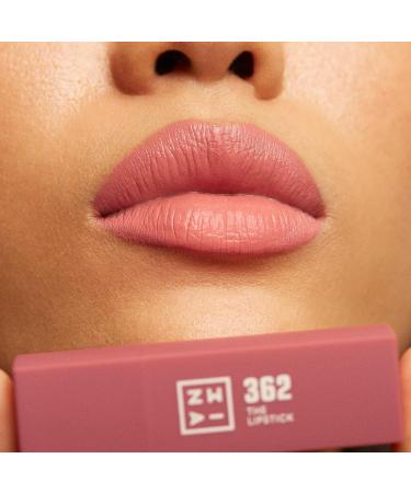 3INA Makeup Lipstick 362 - Pink with Vitamin E & Shea Butter - Long Lasting Matte Finish - Vegan & Cruelty Free - Buy Online on GoSupps.com