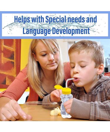 Honey Bear Straw Cup - Special Needs Therapy Bottle for Teaching Juice Sippy - Buy Online on GoSupps.com