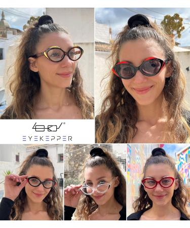 Eyekepper 5-Pack Oval Reading Glasses for Women +3.75 - Stylish & Comfortable Readers in Assorted Colors - Buy Online on GoSupps.com