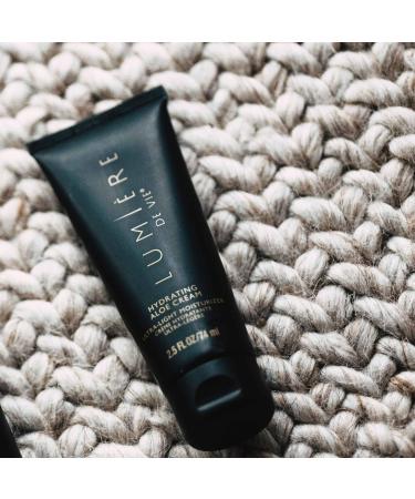 LUMI RE DE VIE Hydrating Aloe Cream - Ultra-Light Moisturizer for Smooth, Elastic Skin, Soothes Post Shave Irritation, Enhances Hydration, Hyaluronic Acid & Aloe - Anti-Aging Face Cream (2.5 fl. oz) - Buy Online on GoSupps.com