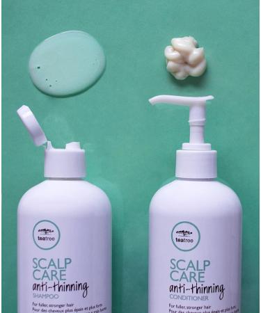 Tea Tree Scalp Care Anti-Thinning Shampoo & Conditioner Duo 10.14 fl. oz. - Promotes Hair Growth and Strength - 2-in-1 Shampoo & Conditioner Set - Buy Online on GoSupps.com