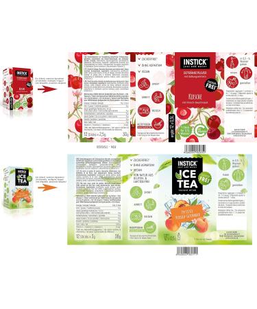 Buy Intick Sugar-Free Instant Drink - 3 Varieties Bundle | 5x12 Pack (60x0.5L) | Vegan Low Calorie Vitamin C Infused Drink Powder - Buy Online on GoSupps.com