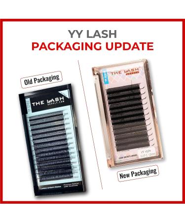 YY Hybrid Eyelash Extension Supplies C/D Curl 9-15mm 0.07mm Matte Black Lashes - Buy Online on GoSupps.com