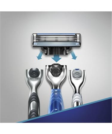 Buy Gillette Mach 3 Start Razor Blades for Men - Pack of 5 | Fast International Shipping - Buy Online on GoSupps.com