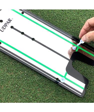 UDPARSCO Golf Putting Alignment Mirror - Portable Practice Trainer | Putting Training Aid - 12 x 6 Inches - Buy Online on GoSupps.com