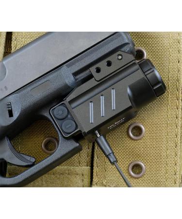 HILIGHT Enforcer Series Tactical LED Flashlight with Green/Blue Laser and Dot Sight for Pistol, Airsoft Gun, Tactical Gear | Weaver/Picatinny Rail Compatible - Buy Online on GoSupps.com