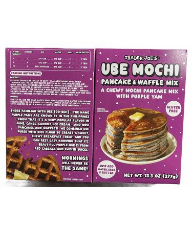 Trader Joe's Ube Mochi Pancake & Waffle Mix 13.3 oz - Pack of 2 - Buy Online on GoSupps.com