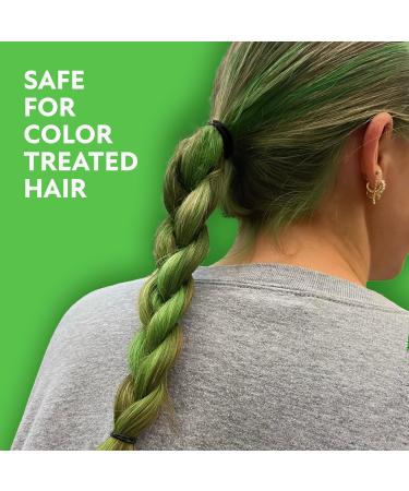Fun In by Sun In Temporary Hair Color Green - Easy Brush Applicator Washes Out in One Shampoo Gluten-Free Paraben-Free Alcohol-Free Cruelty-Free - Buy Online on GoSupps.com