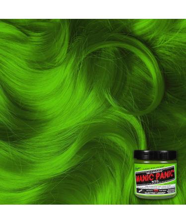 Manic Panic Electric Lizard - Vegan Cruelty-Free Green Semi-Permanent Hair Dye 3 x 118ml | International Shipping - Buy Online on GoSupps.com