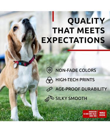 Buy Waudog Adjustable Nylon Dog Collar - Large Medium & Small Sizes - Pink Watermelon Design | International Shipping - Buy Online on GoSupps.com