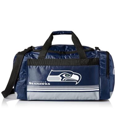 Seattle Seahawks Medium Striped Core Duffle Bag