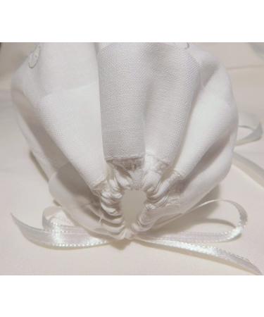 Integrity Designs Baby Linen Keepsake Cross Embroidered Handkerchief Christening/Baptism Bonnet - Gift Card Included - Buy Online on GoSupps.com