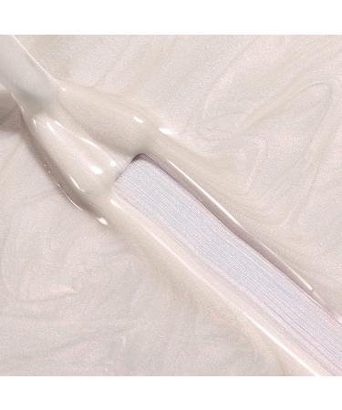 Bluesky Gel Nail Polish Effortless Grace Pearlescent White Long Lasting Chip Resistant 10 ml (Requires Drying Under UV LED Lamp) - Buy Online on GoSupps.com