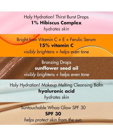 e.l.f. SKIN Best & Obsessed Skincare Kit Travel-Size Makeup Remover Sunscreen & Brightening Serums For Glowy Skin Vegan & Cruelty-Free - Buy Online on GoSupps.com