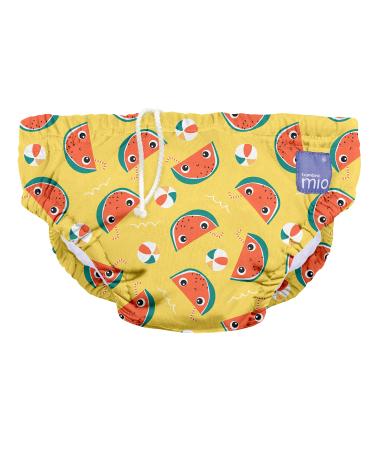 Bambino Mio revolutionary reusable swimming diaper for babies and toddlers boys and girls mild melon l (1-2 years) mild melon l (1-2 years) single