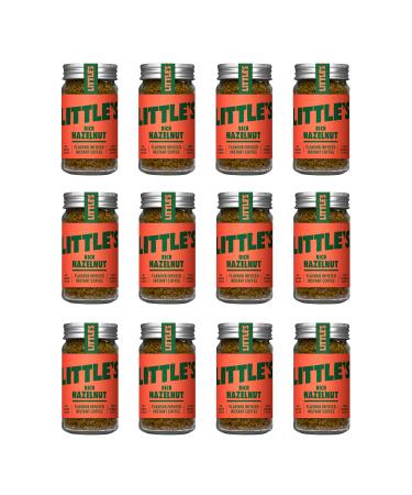 Little's Rich Hazelnut Brewed Instant Coffee, 50g (Pack of 12)