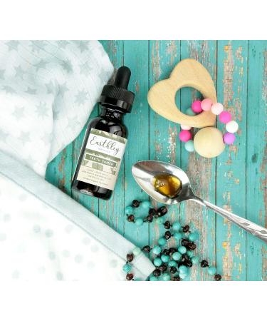 Earthley Wellness Teeth Tamer - Natural Teething Relief for Drooling and Irritability - Pure Organic Ingredients - Essential Oil-Free and Alcohol-Free (1 oz) - Buy Online on GoSupps.com