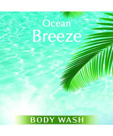 Suave Essentials Body Wash Ocean Breeze - 15 Fl Oz | Hydrating & Refreshing Clean | Buy Now for International Shipping - Buy Online on GoSupps.com
