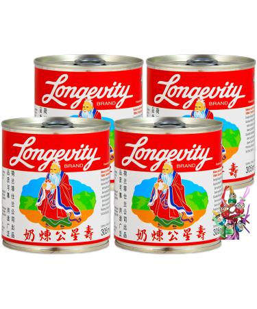 Yoaxia - 4 Pack - 4x 305ml / 397g sugared condensed milk / 8% milk fat / sweeted condensed milk +