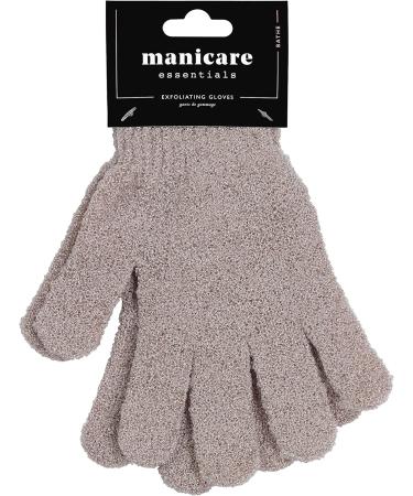 Manicare Exfoliating Gloves - Back & Body Scrubber for Shower, Bath Spa - Loofah Mitts for Circulation, Cellulite & Dead Skin - One Size - Buy Online on GoSupps.com