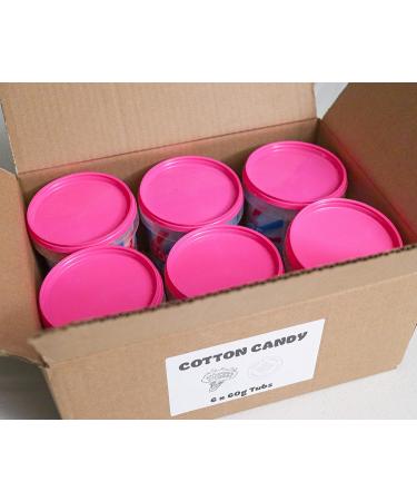 Cotton Candy Cherry & Blue Raspberry Tubs 60g (6 Pack) - Buy Online on GoSupps.com