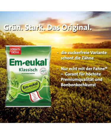 Buy EM-EUCAL Classic Coughing Candy 150g - Premium Eucalyptus Oil & Menthol International Shipping Available - Buy Online on GoSupps.com