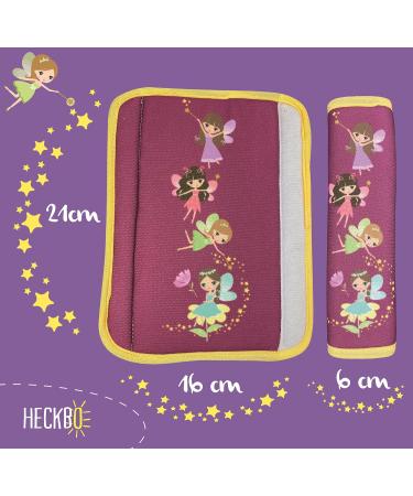 HECKBO 2X Fairy Kids Seat Belt Pads - Seat Belt Protectors for Car Booster Seats - 2 Pieces - Buy Online on GoSupps.com