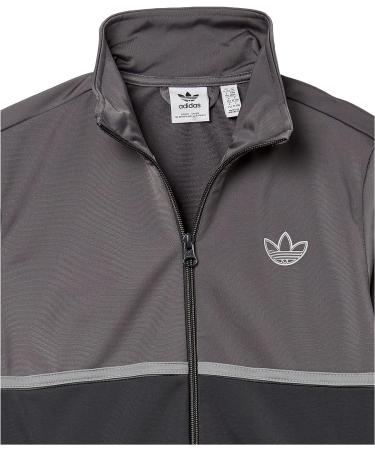 adidas Originals Kids' Sport Collection Track Top in Medium Grey Five - Buy Online on GoSupps.com
