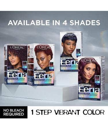 L'Oreal Paris Feria Midnight Bold Hair Color Kit - Blood Moon, No Bleach - Pack of 1 - Buy Online on GoSupps.com