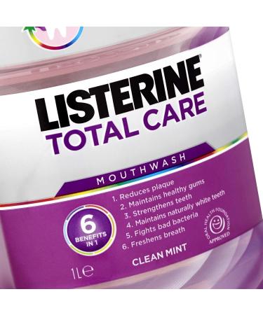 Buy Listerine Mouthwash Total Care Clean Mint 1000 Ml - Fast International Shipping - Buy Online on GoSupps.com