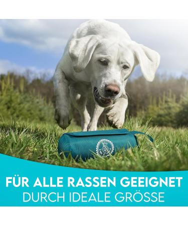 Dog is K nig Feed Bag for Dogs - Dummy for Training | Includes Treats & Training Book | Petrol Blue Training Dummy - Buy Online on GoSupps.com
