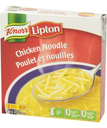 Lipton Dry Soup Mix for Quick Delicious Classic Noodle Soup Chicken Noodle Low Fat and No Artificial Flavours 166 g Pack of 24 1 count (Pack of 24) - Buy Online on GoSupps.com