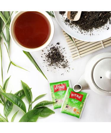 FITNE Green Tea Herbal Honey Lemon With Garcinia Senna Infusion Gentle Detox Cleanse High Antioxidant No Calories Stevia Sweetener 60 Tea Bags 30 Count (Pack of 2) - Buy Online on GoSupps.com