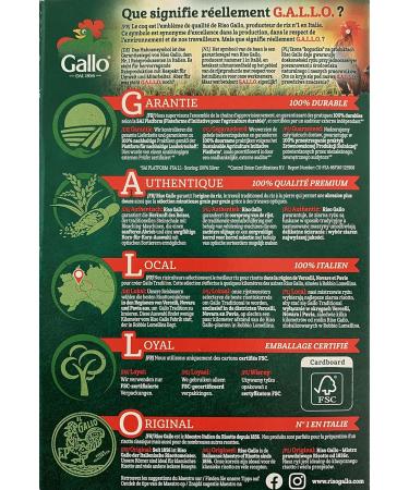 Riso Gallo Traditional Rice for Risotto 500 g - Pack of 6 - Buy Online on GoSupps.com