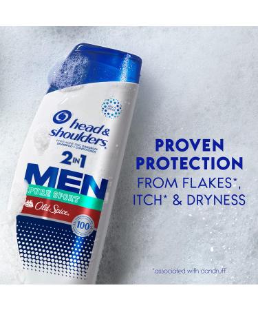 Head & Shoulders Old Spice Pure Sport 2-in-1 Shampoo + Conditioner 370ML - Buy Online on GoSupps.com