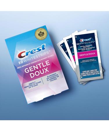 Crest 3D Whitestrips Gentle At-home Teeth Whitening Kit (14 Treatments) + Crest 3D White Brilliance Toothpaste and Whitening Gel 2 Step System Whitening Kit + Gel - Buy Online on GoSupps.com