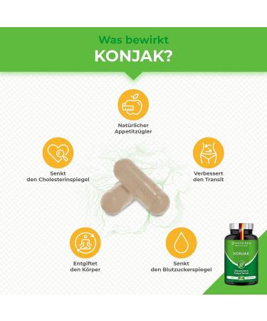Glucomannan from Konjac Root | 95% High Dose Natural Fiber | 90 Vegan Capsules - nutrimea  - Buy Online on GoSupps.com
