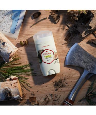 Old Spice Fresher Collection Invisible Solid Men's Deodorant Timber 3 Ounce Timber 3 Ounce (Pack of 1) - Buy Online on GoSupps.com