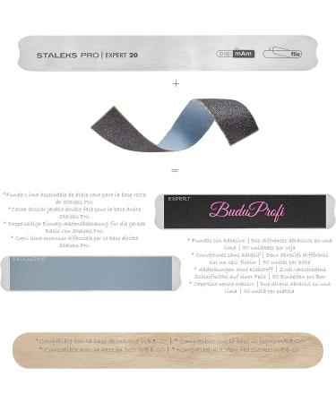 Double-Sided Replacement File Blades for Basis EXPERT 22 P100/P180 - 50 pcs | International Shipping Available - Buy Online on GoSupps.com