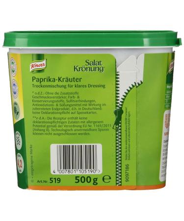 Knorr Salad Dressing Paprika-Herbs 500g - Buy Online | International Shipping Available - Buy Online on GoSupps.com