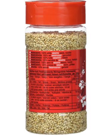 SAITAKU Toasted Sesame | 100% White Sesame Seeds | Toasted | Japanese Cuisine | No Additives | 95g - Pack of 4 - Buy Online on GoSupps.com
