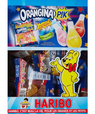 Haribo Orangina Pik Jelly Candy 40g x 30 Sachets