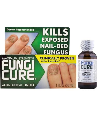 FungiCure Antifungal Liquid Extra Strength - 1 fl oz (30 ml) - Buy Online on GoSupps.com