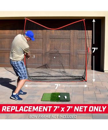 GoSports 7x7 Replacement Golf Net - Compatible with 7x7 Brand Nets - Frame Not Included - Buy Online on GoSupps.com