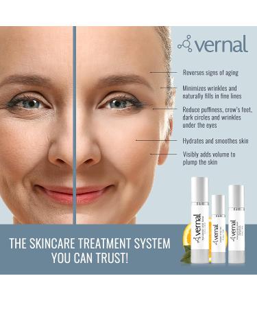 Vernal 100% Pure Hyaluronic Acid Serum Anti-Aging Firming Face Serum with Vitamins C & E Made in USA - Buy Online on GoSupps.com