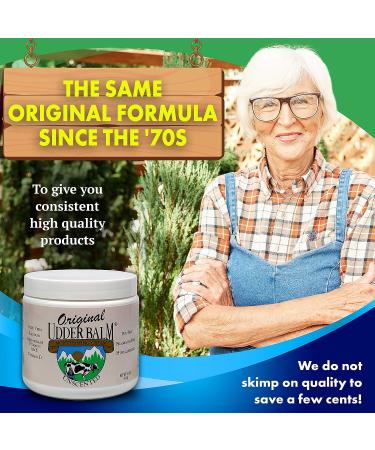Udder Balm 16 oz - Unscented Original formula for Cracked Dry Skin - Buy Online on GoSupps.com