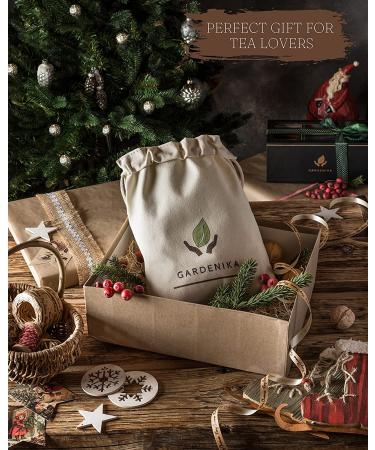 Stash Tea Bags Variety Pack - Herbal & Decaf Assorted Teas - 50 Ct - 25 Flavors - Handmade Cotton Pouch - Caffeine-Free & Decaf - Tea Sets for Men and Women - Buy Online on GoSupps.com