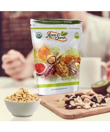 Anna and Sarah Organic Raw Cashews 3 lb Resealable Bag - Premium Quality Nuts - Buy Online on GoSupps.com
