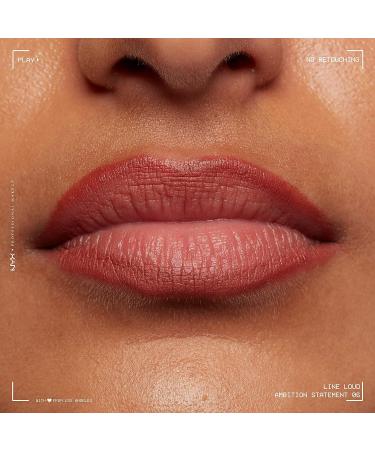 NYX Ambition Statement Lip Liner - Longwear Lip Pencil with Jojoba Oil & Vitamin E - Buy Online on GoSupps.com
